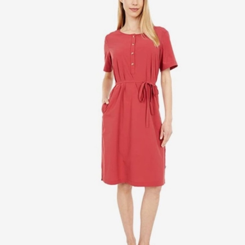 Fjallraven Women's Ovik Lite Dress - Raspberry Red - Size XSmall